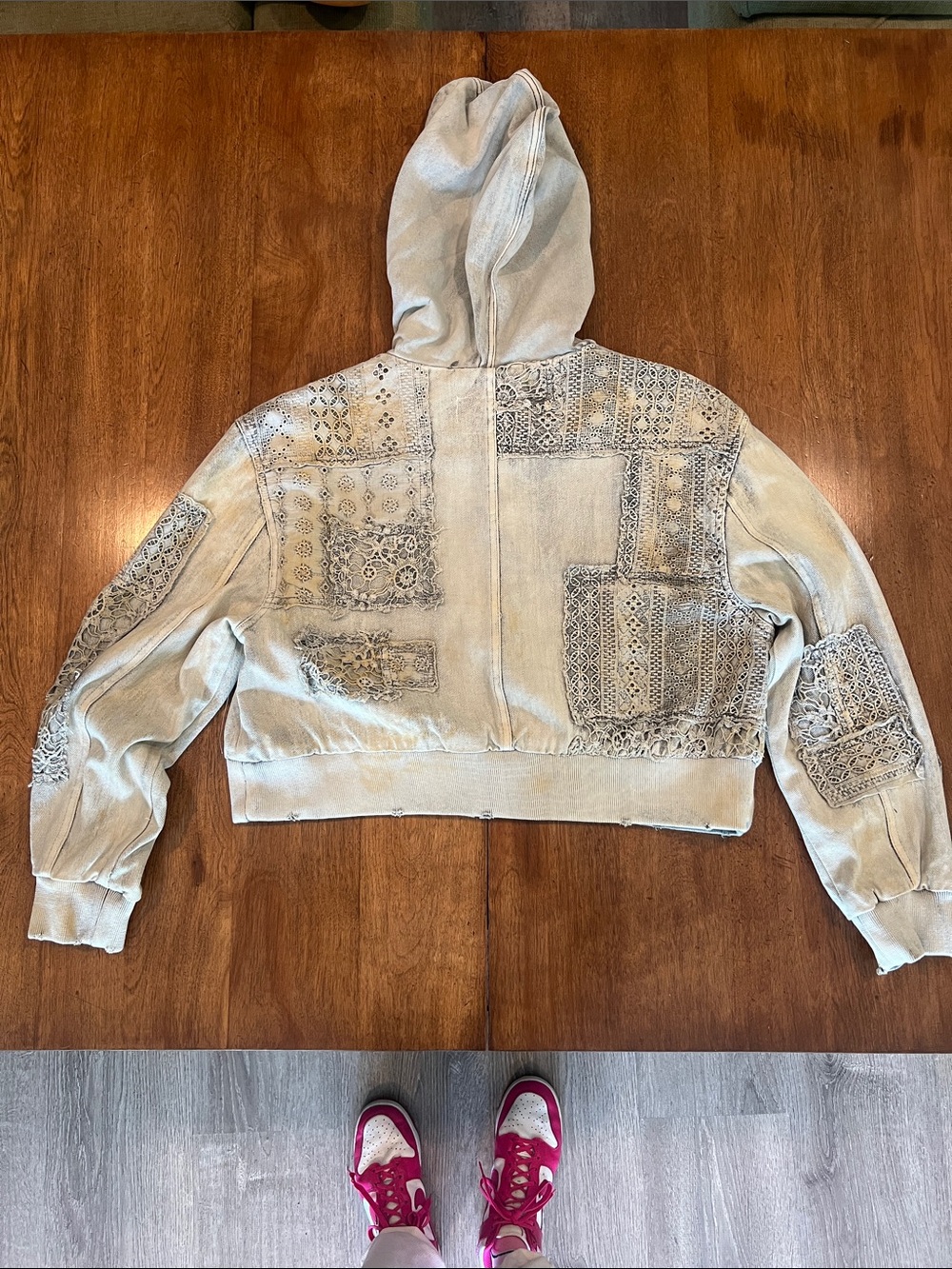 We The Free Mazzie Denim Bomber Jacket - Picture 15 of 16